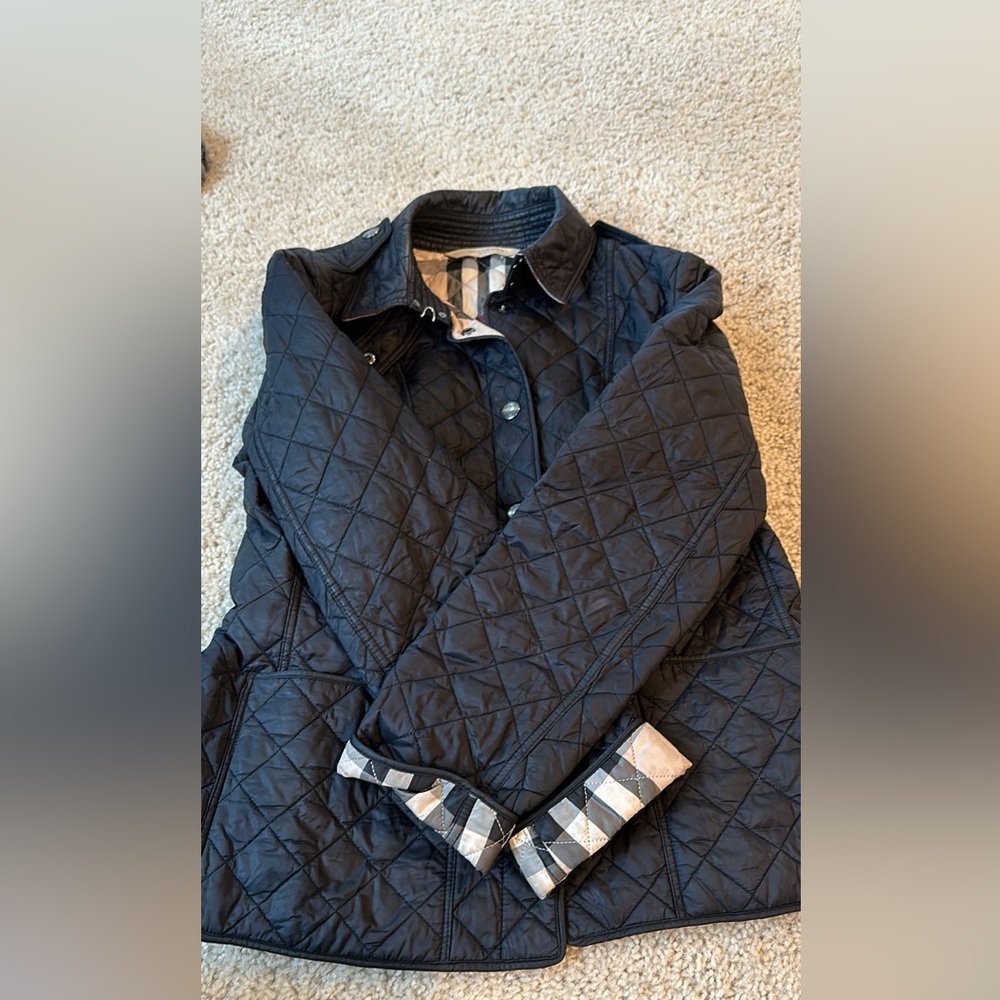 Burberry Brit light weight quilted jacket